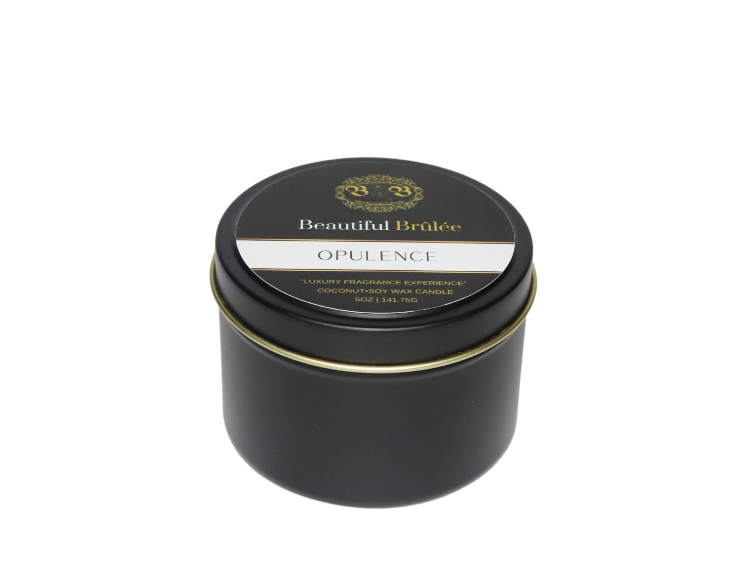 "OPULENCE" LUXURY SCENTED TRAVEL CANDLE
